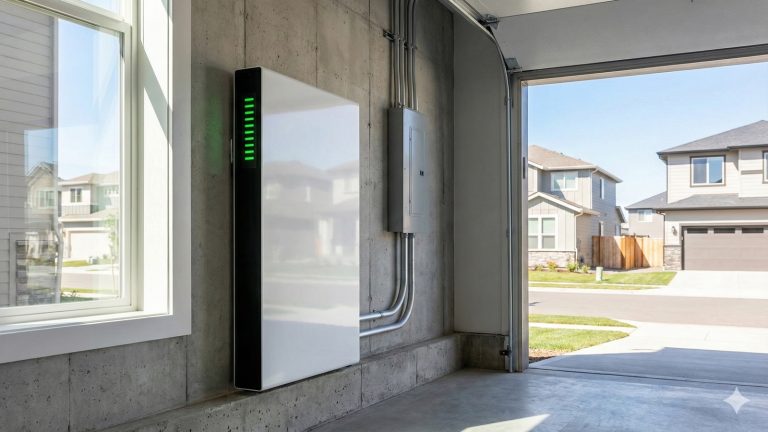 Home battery storage system installed in Texas residence for backup power